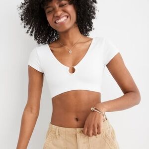 Aerie Ribbed Crop Top